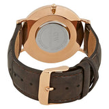 Daniel Wellington Classic York White Dial Brown Leather Strap Watch For Men - DW00100011 Buy Now By Daniel Wellington