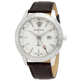 Versace Univers White Dial Brown Leather Strap Watch for Men - VEBK00118 Buy Now By Versace
