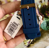 Guess Zena Blue Dial Blue Silicone Strap Watch For Women - W1049L2 Buy Now By Guess