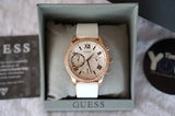 Guess Solar White Dial White Rubber Strap Watch For Women - W1135L1 Buy Now By Guess