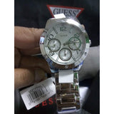 Guess Confetti Silver Dial Silver Steel Strap Watch for Women - W0778L1 Buy Now By Guess