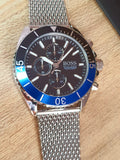 Hugo Boss Ocean Edition Black Dial Silver Mesh Strap Watch for Men - 1513742 Buy Now By Hugo Boss