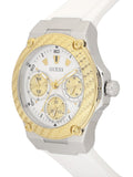 Guess Zena Analog White Dial White Rubber Strap Watch For Women - W1094L1 Buy Now By Guess