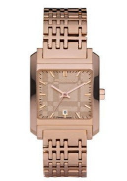 Burberry Nova Check Quartz Rose Gold Dial Rose Gold Steel Strap Watch for Women - BU1578 Buy Now By Burberry
