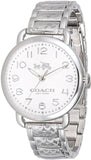 Coach Delancey White Dial Silver Steel Strap Watch for Women - 14502495 Buy Now By Coach