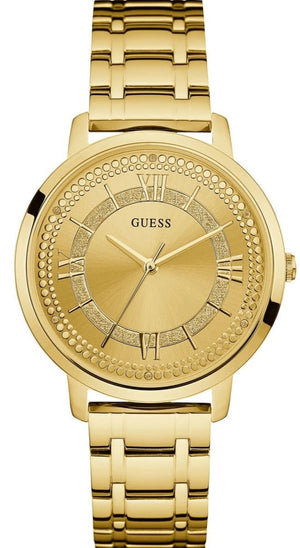Guess Montauk Gold Dial Gold Steel Strap Watch for Women - W0933L2 Buy Now By Guess