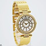 Guess Muse Crystals White Dial Rose Gold Steel Strap Watch For Women - W1008L2 Buy Now By Guess