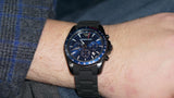 Emporio Armani Sigma Chronograph Blue Dial Black Silicone Strap Watch For Men - AR6121 Buy Now By Emporio Armani