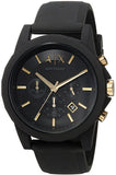Armani Exchange Outerbanks Chronograph Black Dial Black Steel Strap Watch For Men - AX7105 Buy Now By Armani Exchange