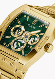 Guess Phoenix Multi Function Green Dial Gold Steel Strap Watch for Men - GW0456G3 Buy Now By Guess