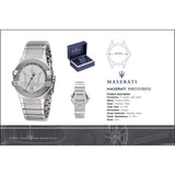 Maserati Potenza Silver Dial Silver Steel Strap Watch For Men - R8853108002 Buy Now By Maserati