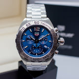 Tag Heuer Formula 1 Chronograph Blue Dial Silver Steel Strap Watch for Men - CAZ101K.BA0842 Buy Now By Tag Heuer