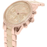 Michael Kors Ritz Chronograph Rose Gold Dial Two Tone Steel Strap Watch for Women - MK6307 Buy Now By Michael Kors
