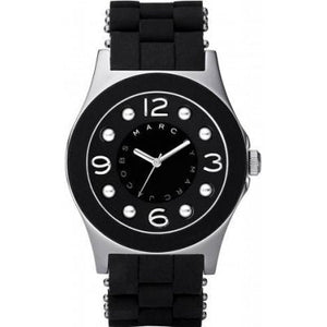Marc Jacobs Pelly Black Dial Black Silicone Strap Watch for Women - MBM2544 Buy Now By Marc Jacobs