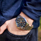 Tommy Hilfiger Mason Quartz Blue Dial Silver Steel Strap Watch for Men - 1791788 Buy Now By Tommy Hilfiger