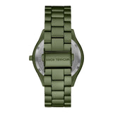 Michael Kors Slim Runway Green Dial Green Steel Strap Watch for Women - MK4526 Buy Now By Michael Kors