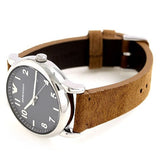 Emporio Armani Luigi Quartz Gray Dial Brown Leather Strap Watch For Men - AR11070 Buy Now By Emporio Armani