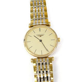 Longines La Grande Classique Quartz Gold Dial Two Tone Mesh Bracelet Watch for Women - L4.209.2.32.7 Buy Now By Longines
