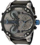 Diesel Mr Daddy 2.0 Chronograph Grey Dial Black Nylon Strap Watch For Men - DZ7420 Buy Now By Diesel
