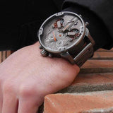 Diesel Mr Daddy 2.0 Chronograph Grey Dial Grey Steel Strap Watch For Men - DZ7315 Buy Now By Diesel