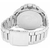 Diesel Mega Chief Chronograph Blue Dial Silver Steel Strap Watch For Men - DZ4465 Buy Now By Diesel