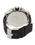 Diesel Little Daddy Black Dial Black Leather Strap Watch For Men - DZ7256 Buy Now By Diesel