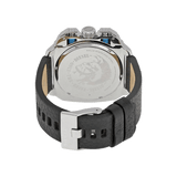 Diesel BAMF Chronograph Black Dial Black Leather Strap Watch For Men - DZ7345 Buy Now By Diesel