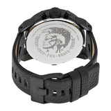 Diesel Little Daddy Chronograph Black Dial Black Leather Strap Watch For Men - DZ7291 Buy Now By Diesel