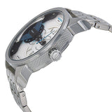 Diesel Mini Daddy Dual Time Silver Dial Stainless Steel Watch For Men - DZ7305 Buy Now By Diesel