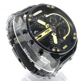 Diesel Mr. Daddy 2.0 Chronograph Black Dial Black Steel Strap Watch For Men - DZ7435 Buy Now By Diesel