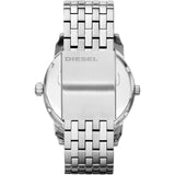 Diesel Mini Daddy Dual Time Silver Dial Stainless Steel Watch For Men - DZ7305 Buy Now By Diesel