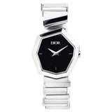 Dior Gem Dior Black Mother of Pearl Dial Silver Steel Strap Watch for Women - CD18111X1005 Buy Now By Dior