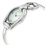 Gucci Horsebit Collection Diamonds Mother of Pearl Dial Silver Steel Strap Watch For Women - YA139506 Buy Now By Gucci