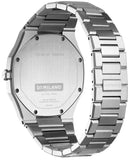 D1 Milano Ultra Thin Barn Red Dial Silver Steel Strap Watch for Men - D1-UTBJ33 Authentic Buy Shop Now