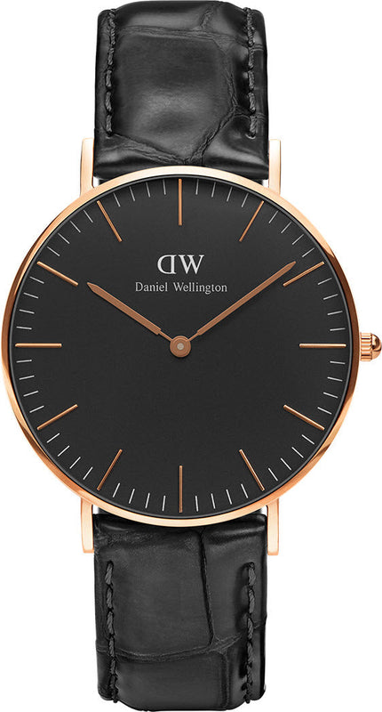 Daniel Wellington Classic Reading Black Dial Black Leather Strap Watch For Women - DW00100141 Buy Now By Daniel Wellington