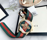Gucci Le Marche des Merveilles Green & Red Dial Green & Red NATO Strap Unisex Watch - YA126487 Buy Now By Gucci