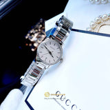 Gucci G Timeless Mother of Pearl Dial Silver Steel Strap Watch For Women - YA126543 Buy Now By Gucci