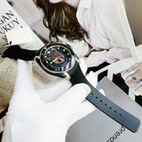 Gucci Dive Feline Black Dial Black Rubber Strap Watch For Men - YA136320 Buy Now By Gucci