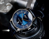 Tissot Chemin Des Tourelles Powermatic 80 Blue Dial Blue Leather Strap Watch for Men - T099.407.16.048.00 Buy Now By Tissot