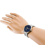 Tommy Hilfiger Brooklyn Quartz Blue Dial Silver Mesh Bracelet Watch for Men - 1791505 Buy Now By Tommy Hilfiger