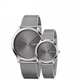 Calvin Klein Minimal Grey Dial Silver Mesh Bracelet Watch for Women - K3M221Y3 Buy Now By Calvin Klein