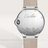 Cartier Ballon Bleu de Cartier Silver Dial White Leather Strap Watch for Women - W6920087 Buy Now By Cartier