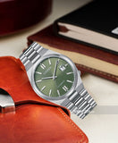 Citizen x Pantone Automatic Peaceful Green Dial Silver Steel Strap Watch For Men - NJ0158-89Z Buy Now By Citizen