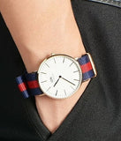 Daniel Wellington Classic Oxford White Dial Two Tone NATO Strap Watch For Men - DW00100001 Buy Now By Daniel Wellington