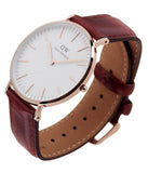 Daniel Wellington Classic Suffolk White Dial Brown Leather Strap Watch For Women - DW00100120 Buy Now By Daniel Wellington