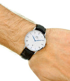 Daniel Wellington Dapper Sheffield White Dial Black Leather Strap Watch For Men - DW00100088 Buy Now By Daniel Wellington