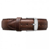 Daniel Wellington Dapper Bristol White Dial Brown Leather Strap Watch For Women - DW00100090 Buy Now By Daniel Wellington