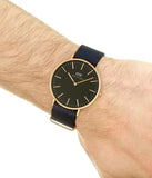 Daniel Wellington Classic Bayswater Black Dial Black NATO Strap Watch For Men - DW00100277 Buy Now By Daniel Wellington