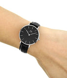 Daniel Wellington Classic Petite Reading Black Dial Black Leather Strap Watch For Women - DW00100179 Buy Now By Daniel Wellington