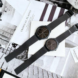 Calvin Klein Minimal Black Dial Black Mesh Bracelet Watch for Women - K3M5245X Buy Now By Calvin Klein